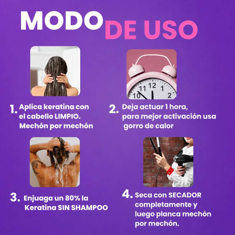 KERATINA BOTOX | CABELLO LISO Y BRILLO INTENSO