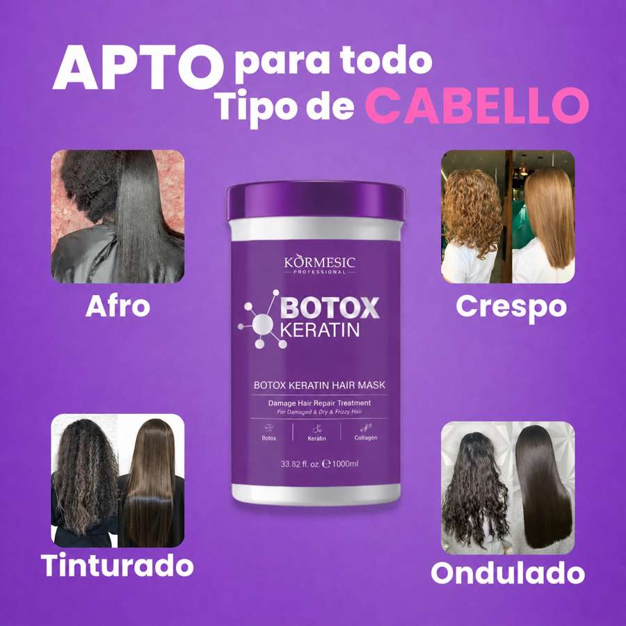 KERATINA BOTOX | CABELLO LISO Y BRILLO INTENSO